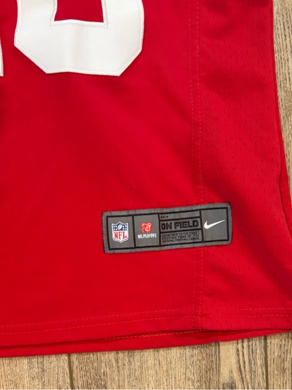 Nike 49ers Joe Montana #16 Women’s M Red Jersey Super Bowl Patch - Picture 6 of 11